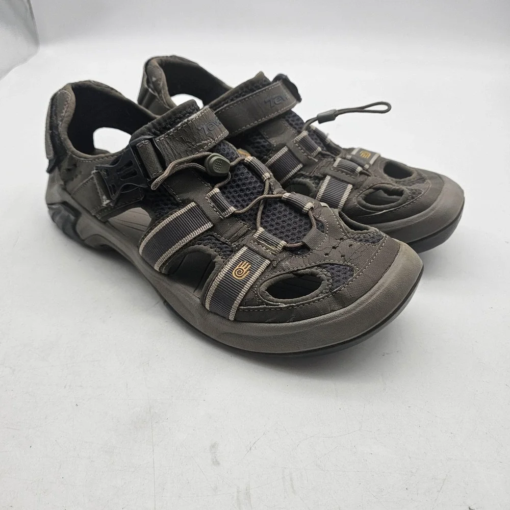 Teva Sandals Mens Size 11 Gray 6148 Closed Toe Sport Hiking Water Shoes